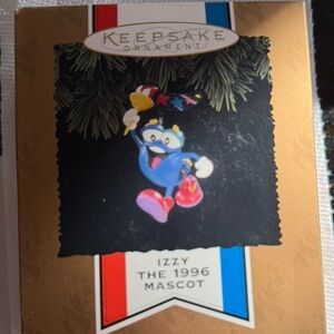 Hallmark Keepsake Ornament Izzy The 1996 Mascot Olympic Spirit Collection